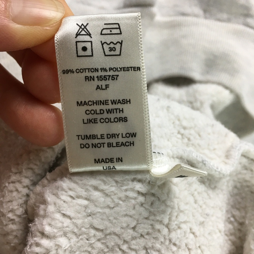 Madhappy Est 2017 Size M Peace Sign Graphic Crewneck Sweatshirt Grey Embroidery - Picture 11 of 16